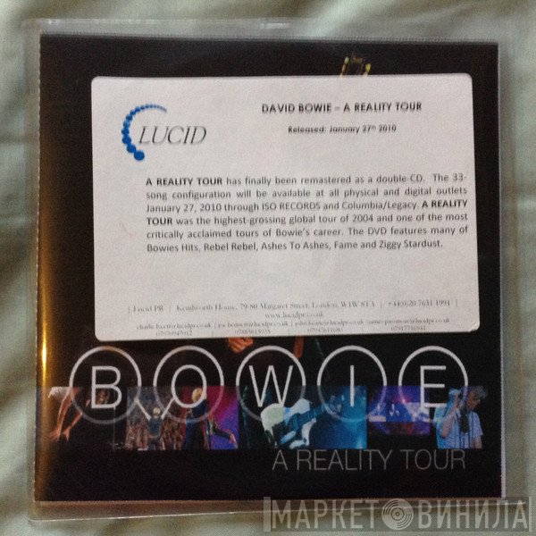 David Bowie - A Reality Tour