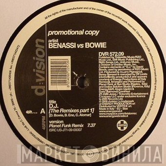 David Bowie, Benny Benassi - D.J. (The Remixes Part 1)