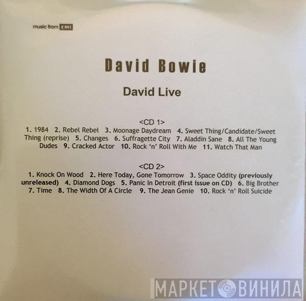 David Bowie - David Live