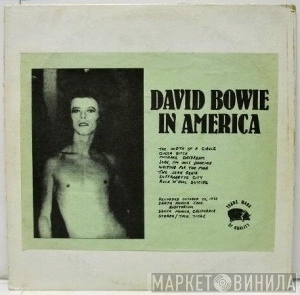 David Bowie  - In America