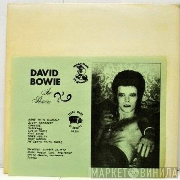 David Bowie  - In Person