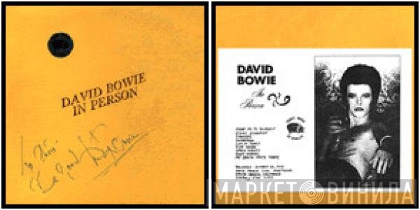 David Bowie  - In Person