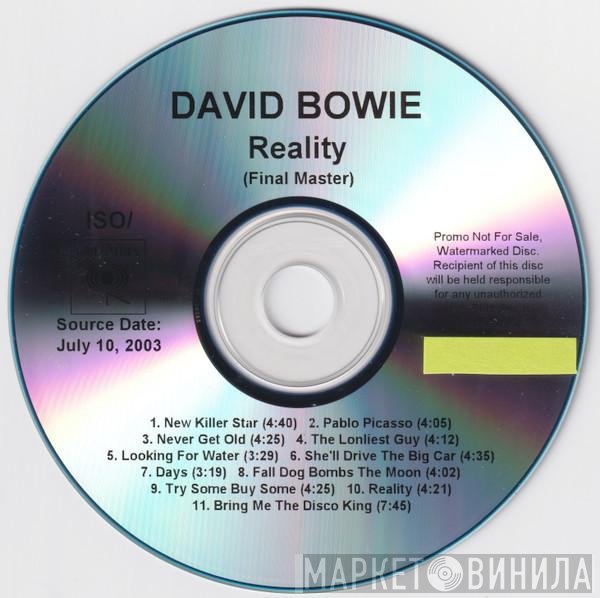 David Bowie  - Reality (Final Master)