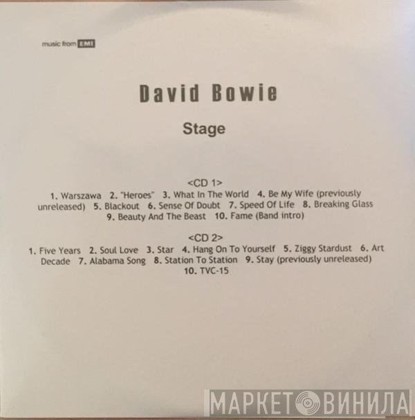 David Bowie - Stage