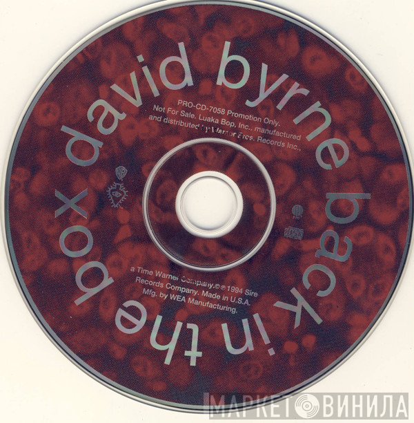 David Byrne  - Back In The Box