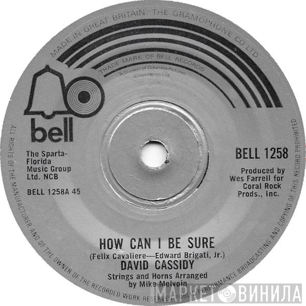 David Cassidy - How Can I Be Sure