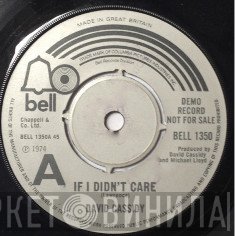David Cassidy - If I Didn't Care