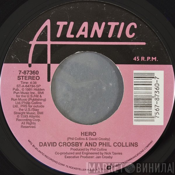 David Crosby And Phil Collins / David Crosby  - Hero / Coverage