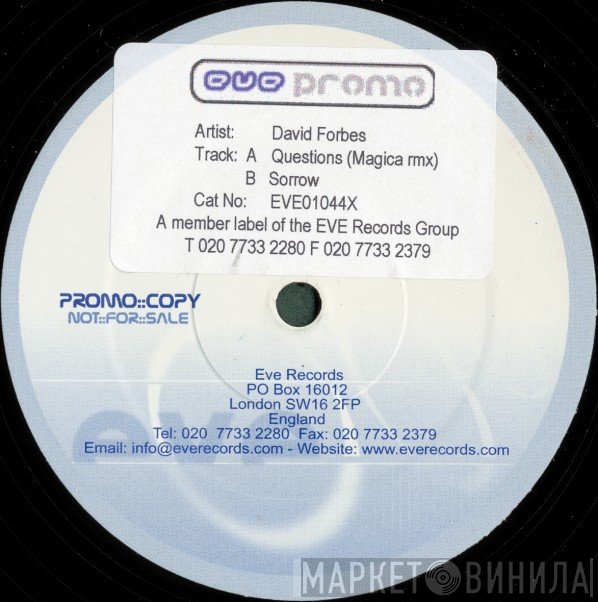David Forbes  - Questions (Magica Rmx)