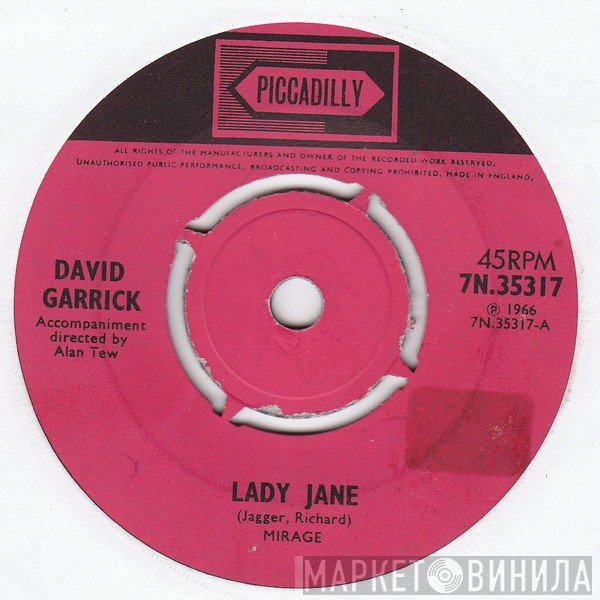 David Garrick - Lady Jane