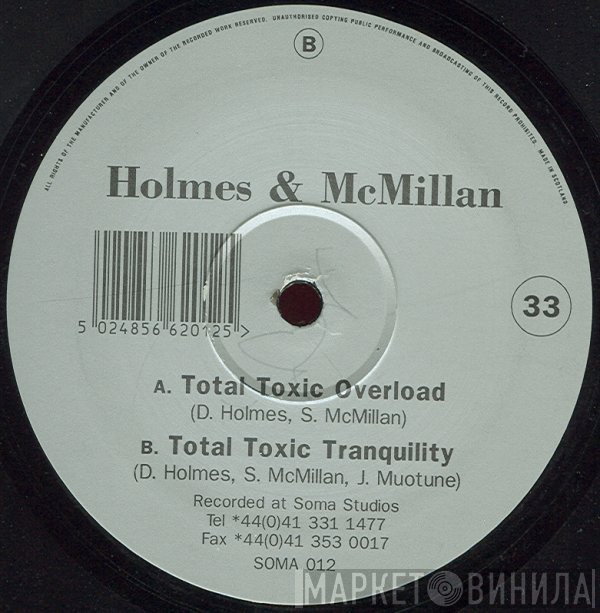 David Holmes & Stuart McMillan  - Total Toxic Overload