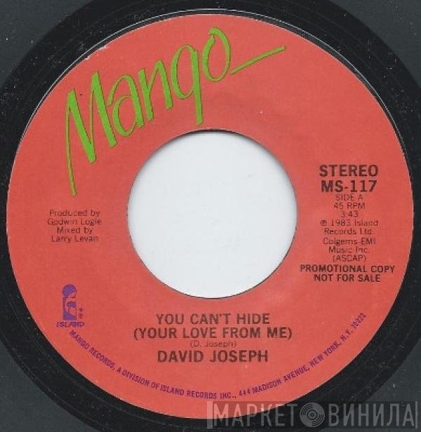 David Joseph - You Can't Hide (Your Love From Me)