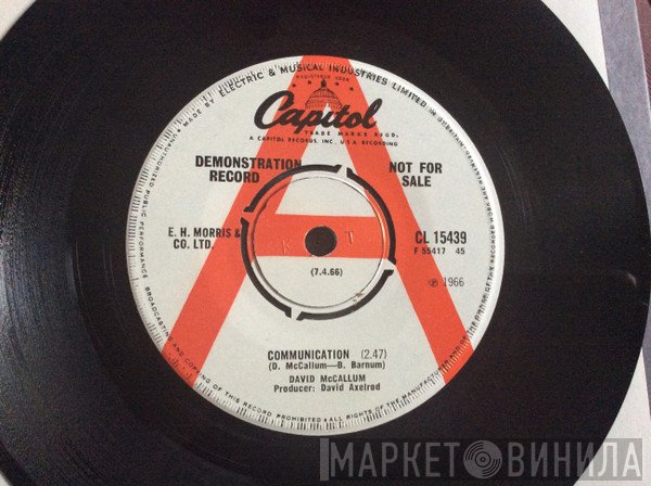David McCallum  - Communication