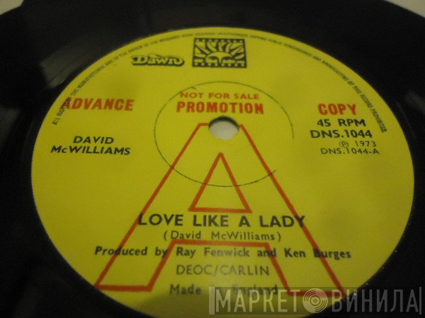 David McWilliams - Love Like A Lady