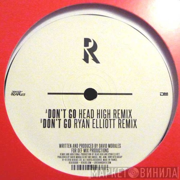 David Morales, Red Zone  - The Red Zone Project Vol. 1- Don't Go Remixes