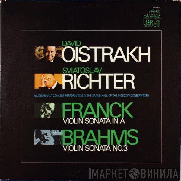 David Oistrach, Sviatoslav Richter, César Franck, Johannes Brahms - Violin Sonata In A / Violin Sonata No. 3