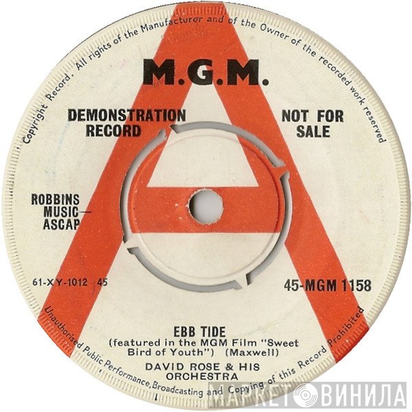 David Rose & His Orchestra - Ebb Tide / The Stripper