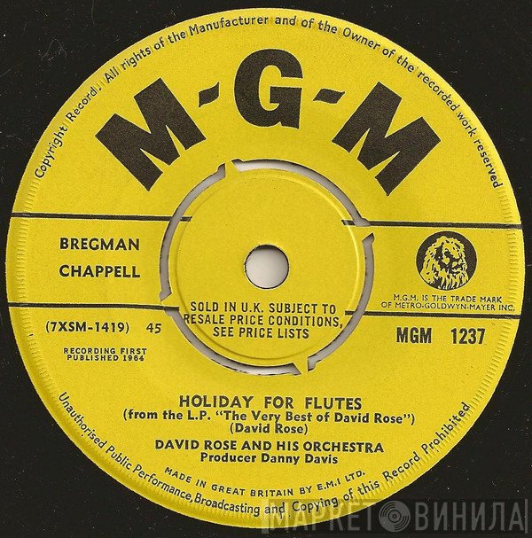 David Rose & His Orchestra - Holiday For Flutes