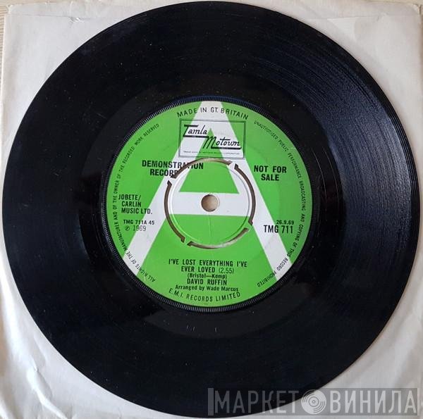 David Ruffin - I've Lost Everything I've Ever Loved