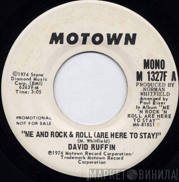 David Ruffin - Me And Rock & Roll (Are Here To Stay)