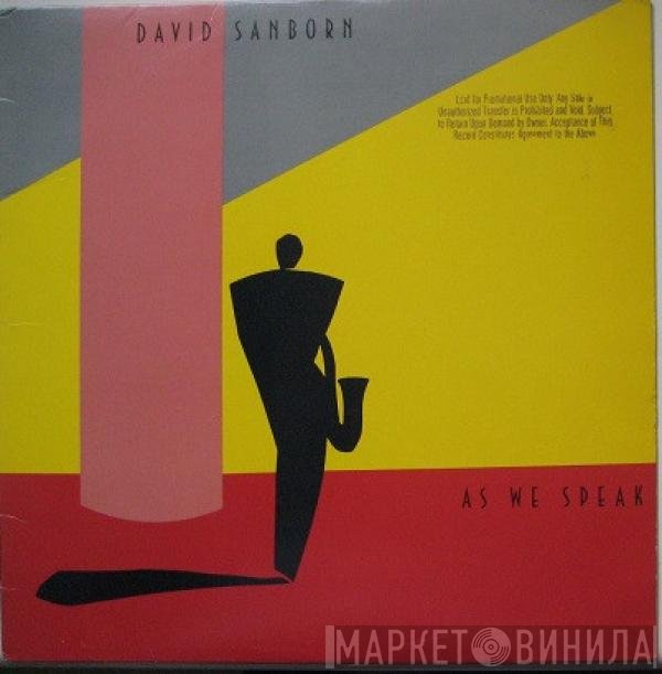 David Sanborn - As We Speak