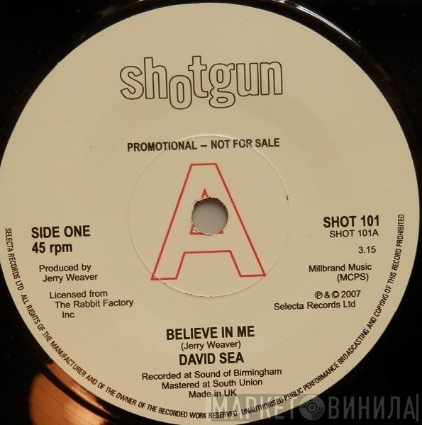 David Sea - Believe In Me / Let's Just Get Together