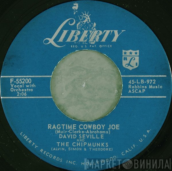 David Seville And The Chipmunks  - Ragtime Cowboy Joe / Flip Side