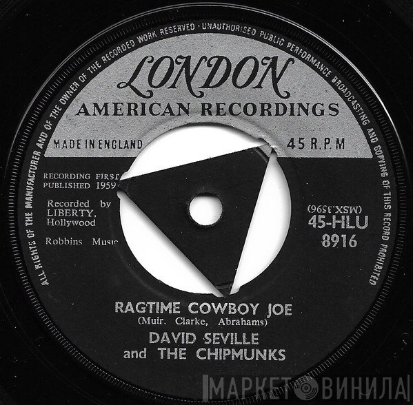 David Seville And The Chipmunks  - Ragtime Cowboy Joe