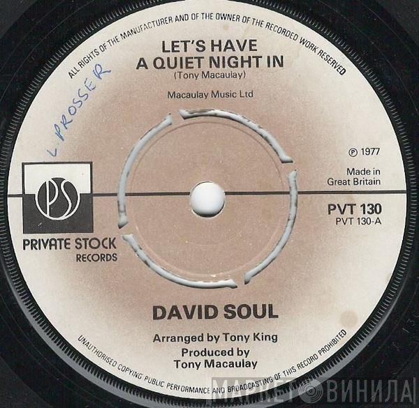 David Soul - Let's Have A Quiet Night In