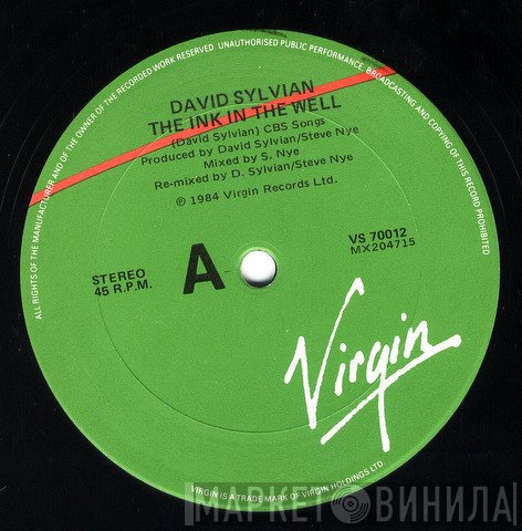 David Sylvian  - The Ink In The Well