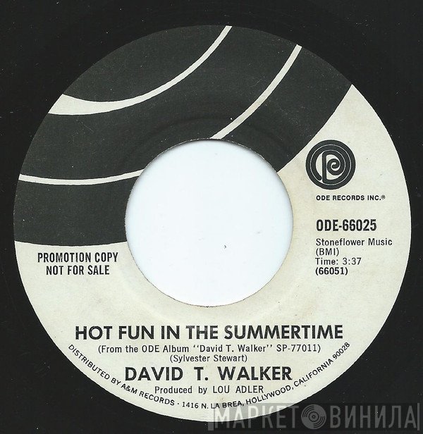 David T. Walker - Hot Fun In The Summertime / I Want To Talk To You