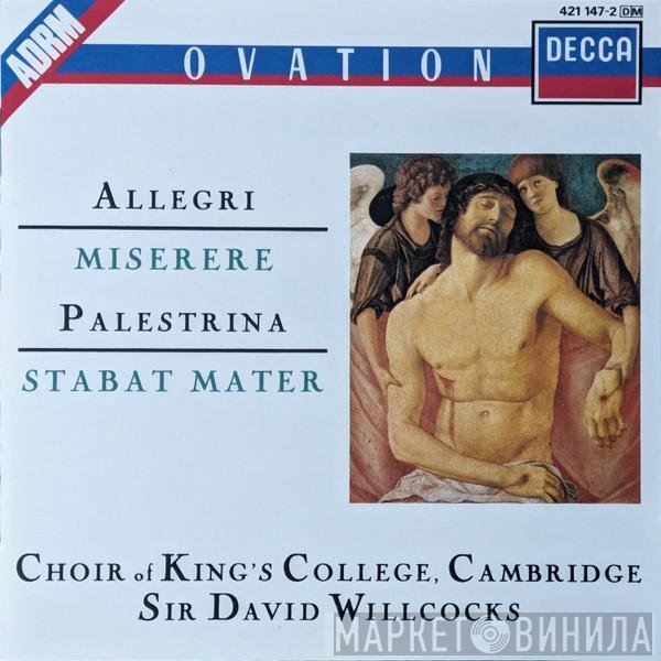 David Willcocks, The King's College Choir Of Cambridge, Giovanni Pierluigi da Palestrina, Gregorio Allegri - Miserere / Stabat Mater