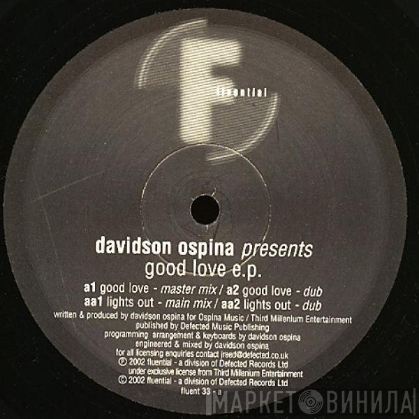 Davidson Ospina - Good Love EP