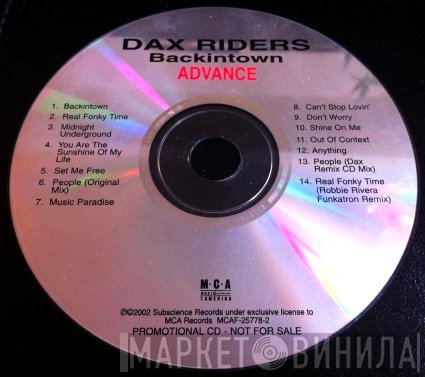 Dax Riders  - Backintown