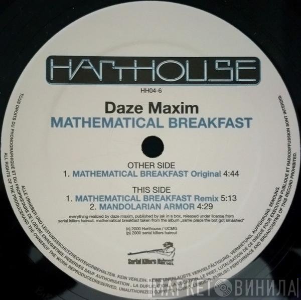 Daze Maxim  - Mathematical Breakfast