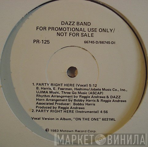 Dazz Band - Party Right Here / Bad Girl