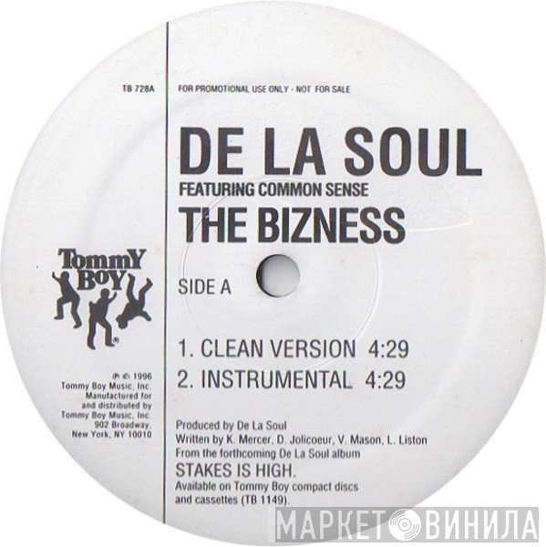 De La Soul Featuring Common  - The Bizness
