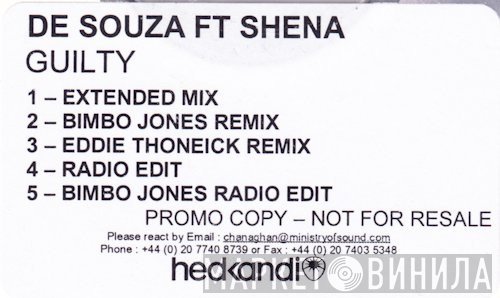 De Souza Ft Shena  - Guilty