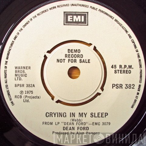 Dean Ford - Crying In My Sleep