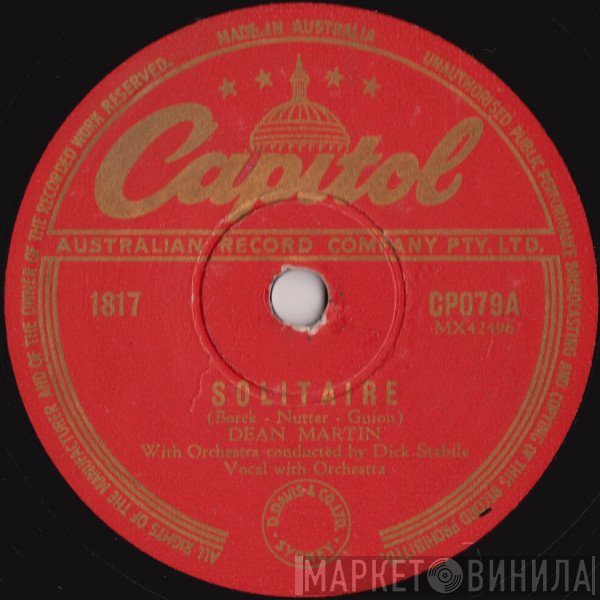 Dean Martin  - Solitaire / I Ran All The Way Home