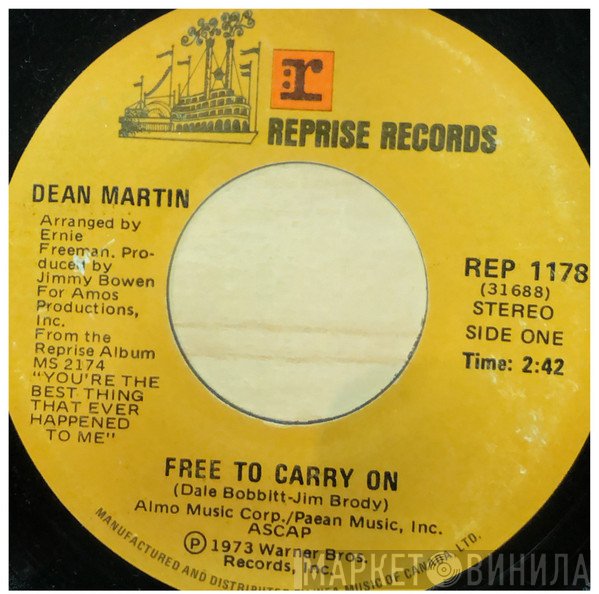 Dean Martin  - Free To Carry On