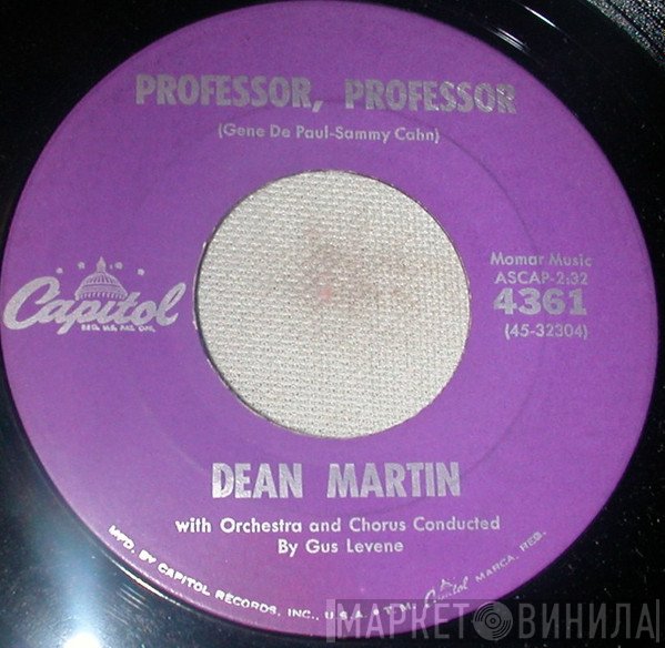 Dean Martin  - Professor, Professor