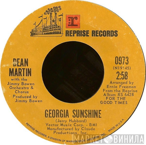 Dean Martin With Jimmy Bowen Orchestra & Chorus  - Georgia Sunshine