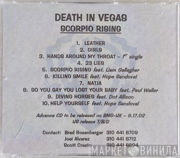 Death In Vegas  - Scorpio Rising