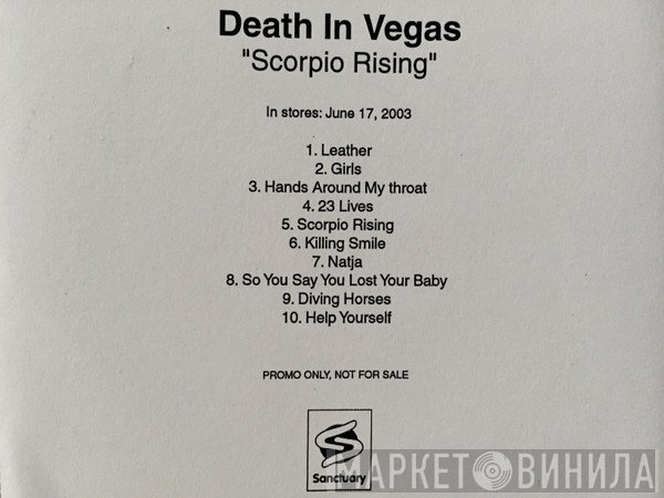 Death In Vegas  - Scorpio Rising