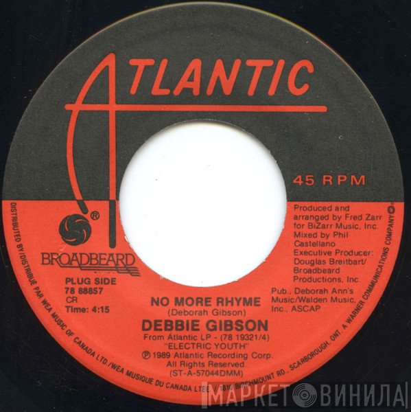 Debbie Gibson  - No More Rhyme