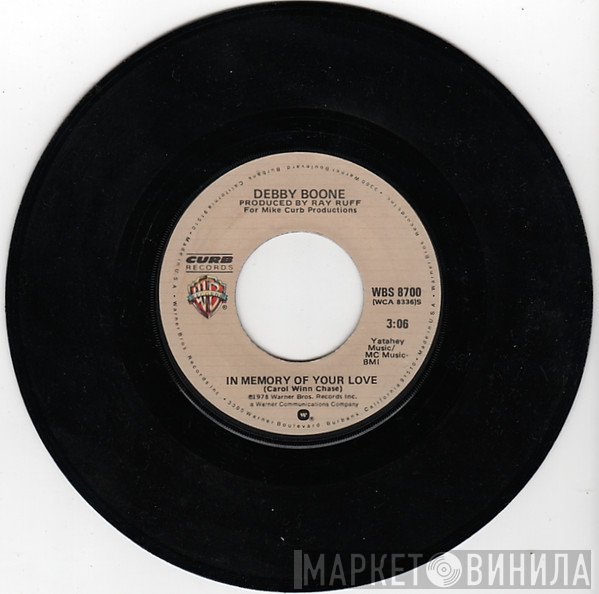 Debby Boone - In Memory Of Your Love