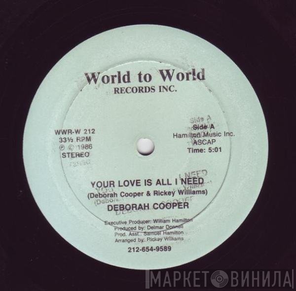 Deborah Cooper - Your Love Is All I Need