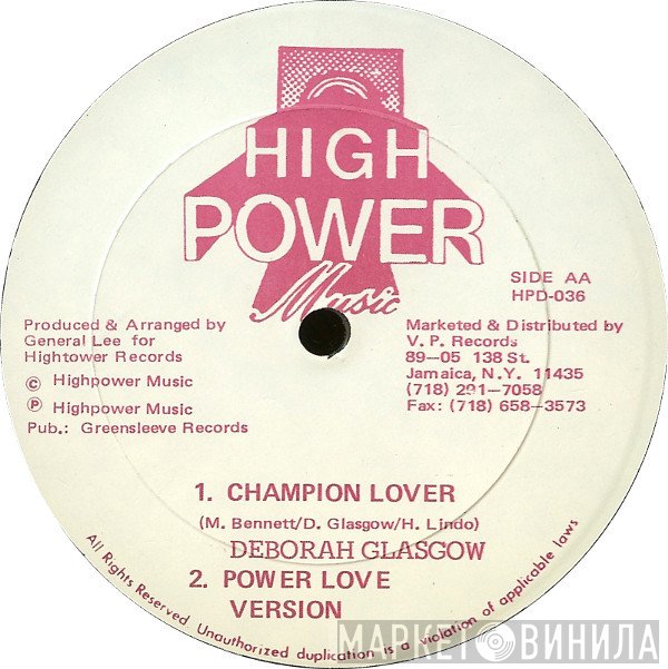 Deborahe Glasgow - Knocking The Boots / Champion Lover
