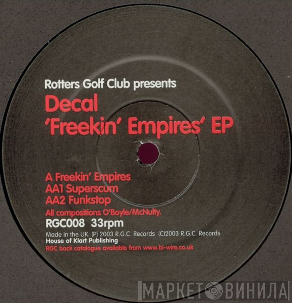 Decal - Freekin' Empires EP